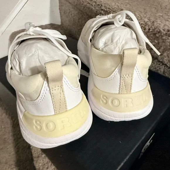 New nib Sorel beige sneakers ladies sz 7 awesome! - Picture 5 of 7